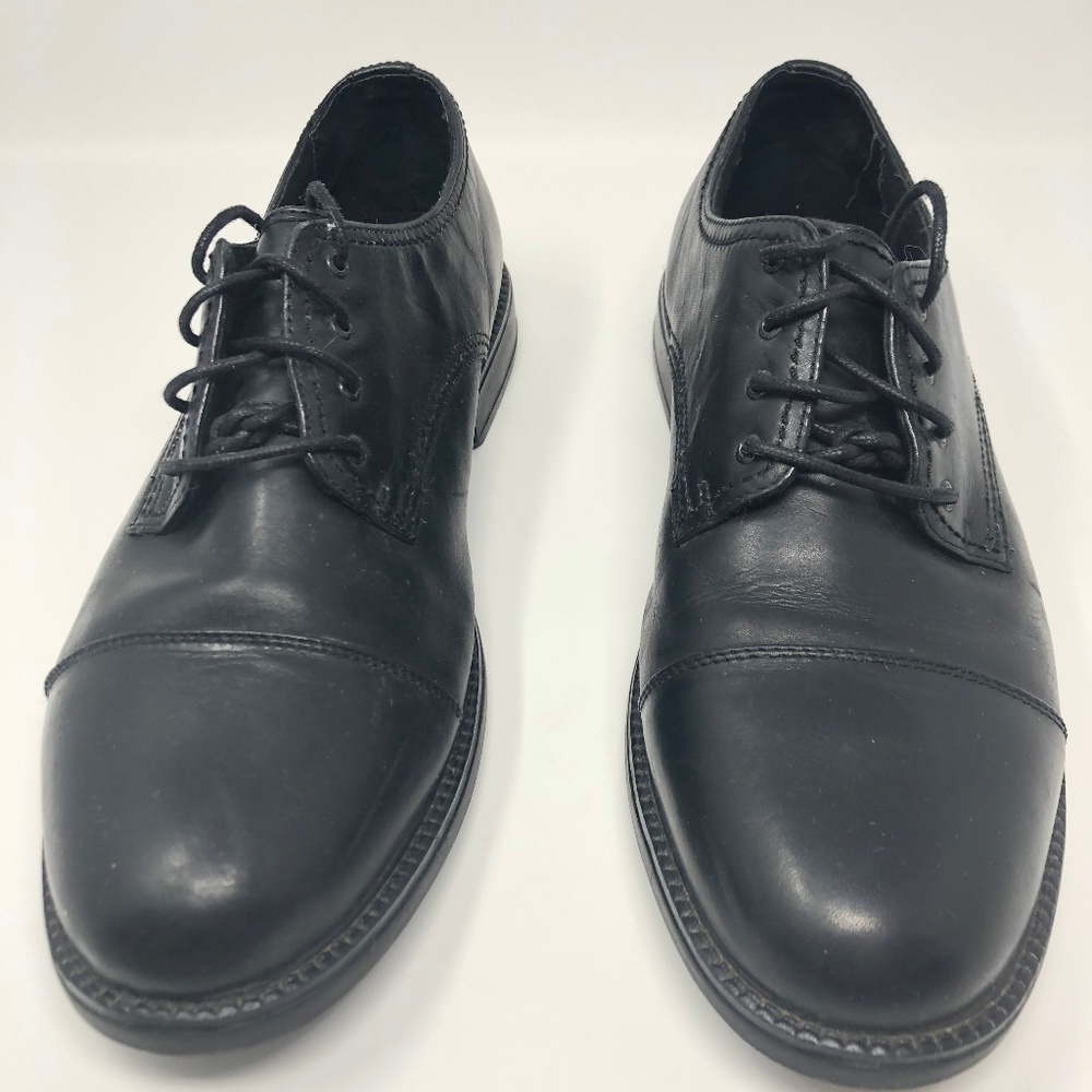 Thom McAn Black Cap Toe Oxford Shoe Size 13